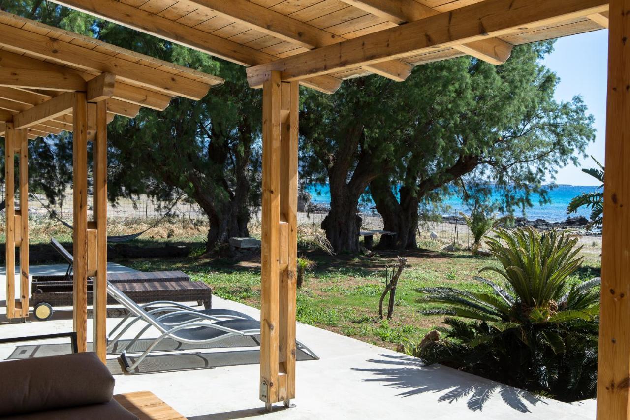 Mera Beachfront House - Фаласарна Екстер'єр фото